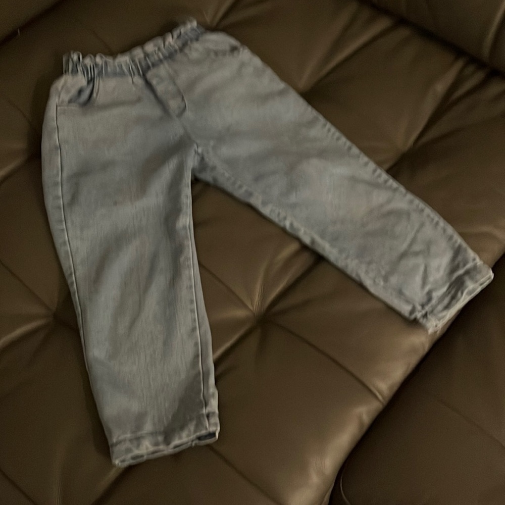 Jeans size 4-5 waist elastic